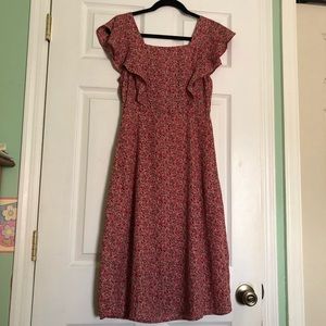 TJ Maxx Pink Floral Dress